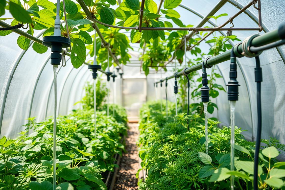 Quais são os melhores sistemas de irrigação para estufas domésticas