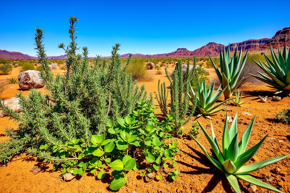 Cultivo de plantas medicinais resistentes a climas quentes e secos